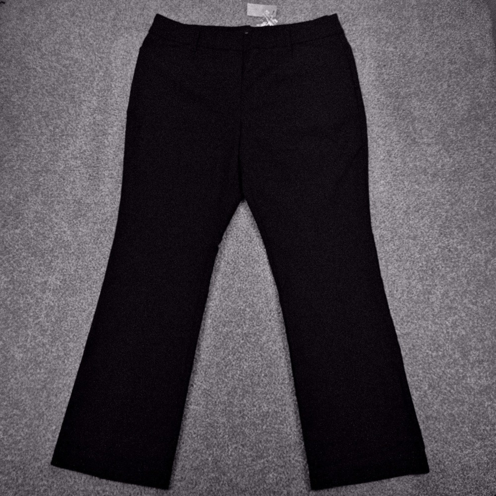 New New York & Company Black Dress Pants Women Size 16 NWT Professional Trousers